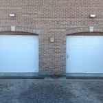 Porte de garage basculante en aluminium