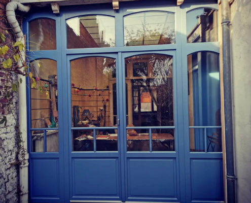 porte patrimoine bleu